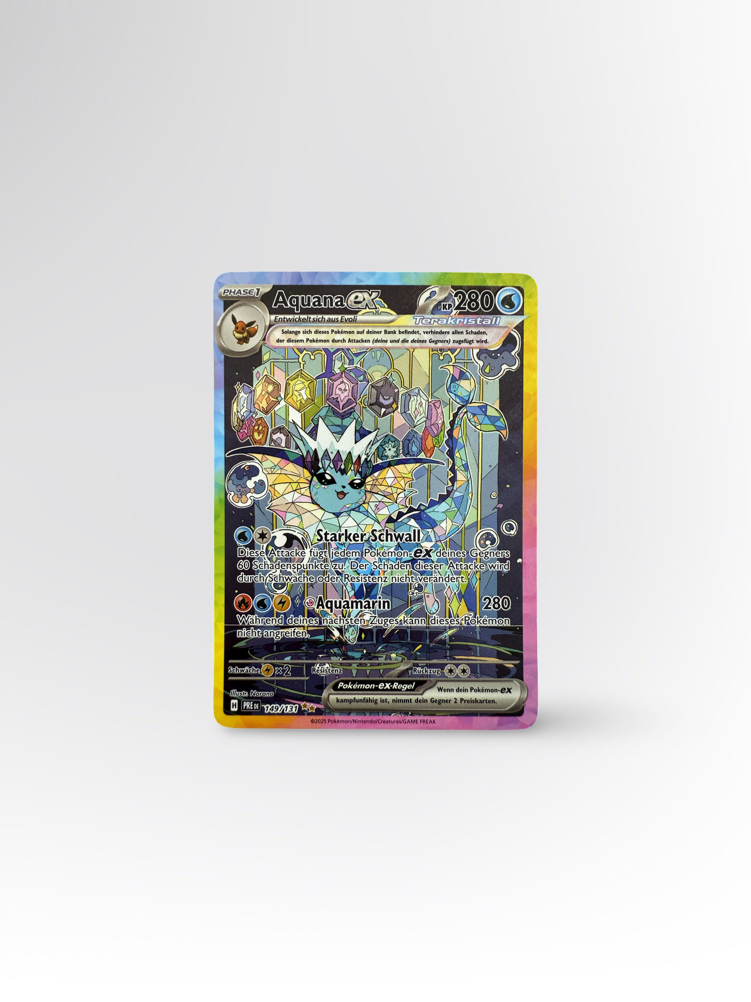 Pokémon Aquana ex (PRE 149) – Excellent #DE