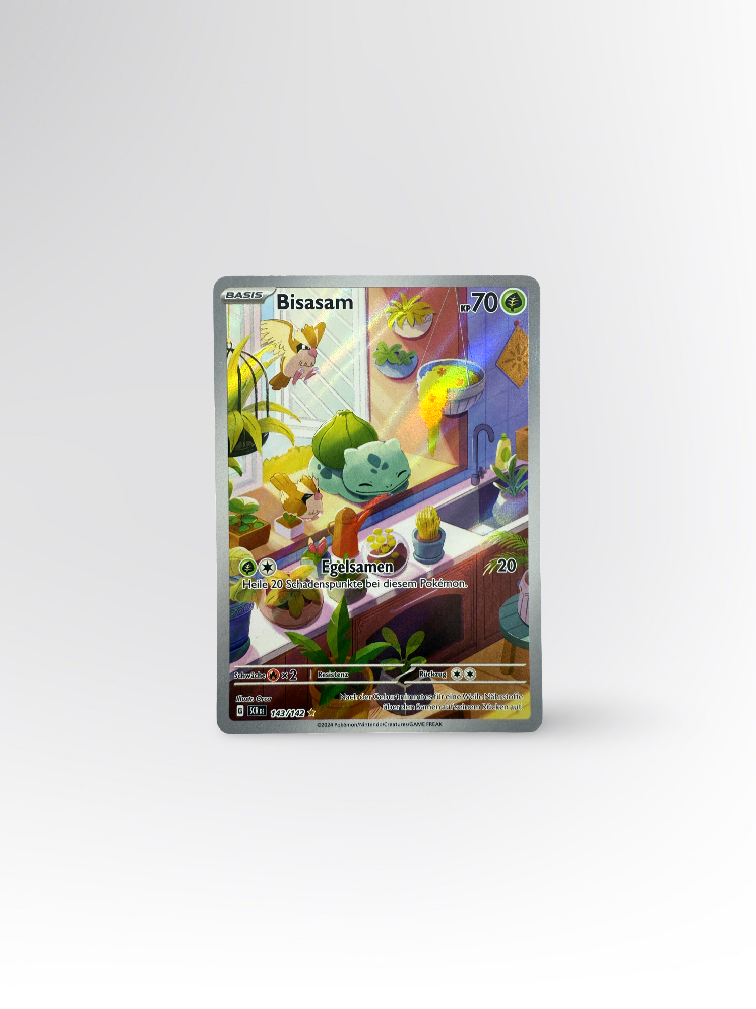 Pokémon Bisasam (SCR 143) – Good #DE
