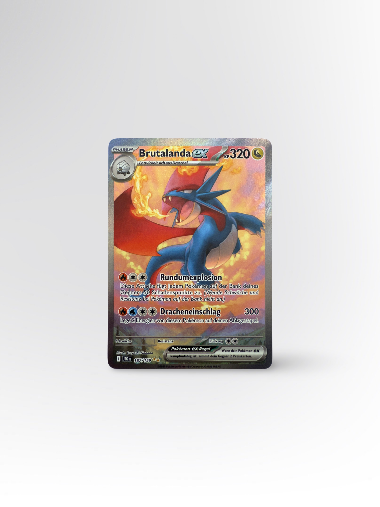 Pokémon Brutalanda ex (JTG 187) – Excellent #DE