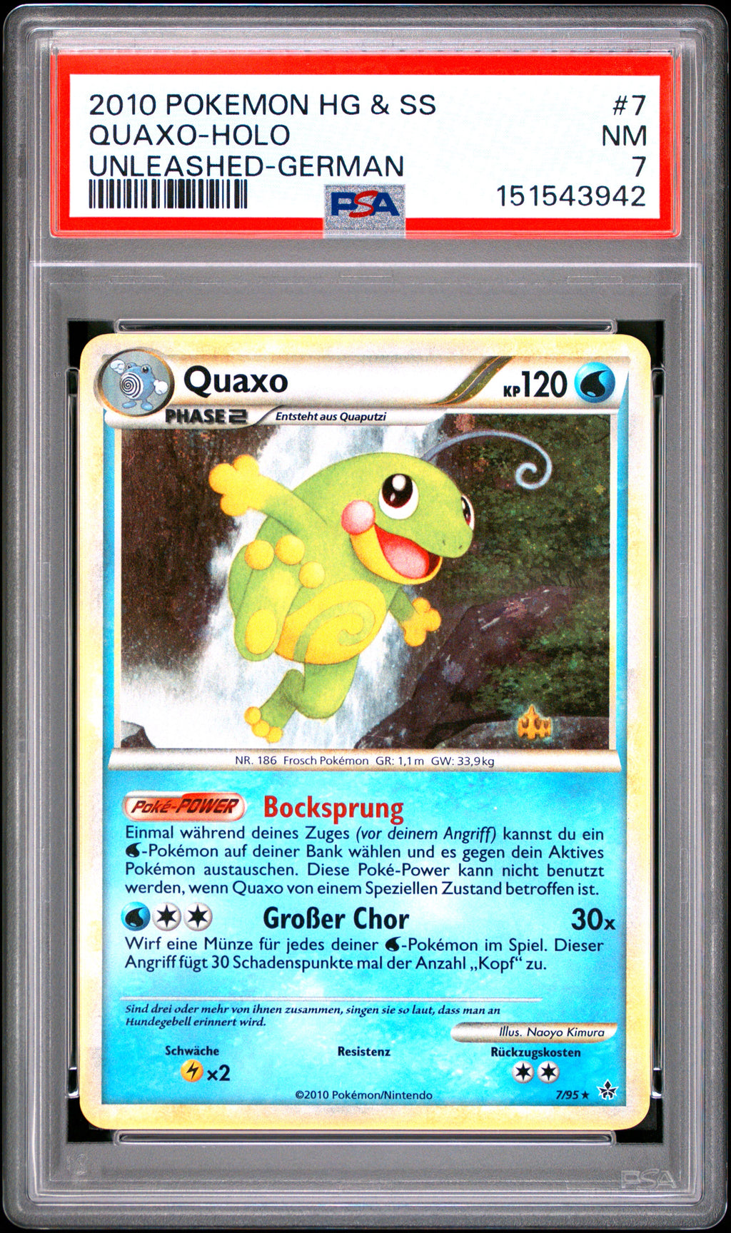 [PSA 7] Quaxo (UL 7) Entfesselt – Deutsch