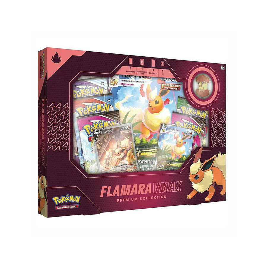 Pokémon Flamara Vmax Premium Kollektion #DE - prückner.de