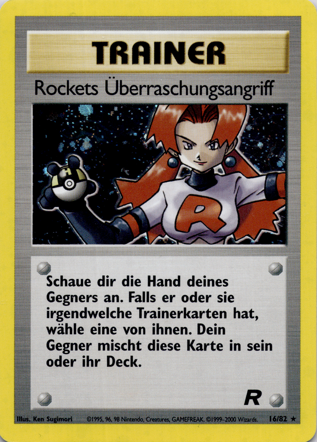 Rockets Überraschungsangriff (TR 16) – Team Rocket  – Deutsch #excellent – Pokémon Einzelkarten