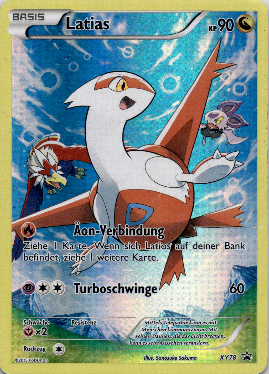 Latias (XYPR 78) XY Black Star Promos – Deutsch (Light Played)