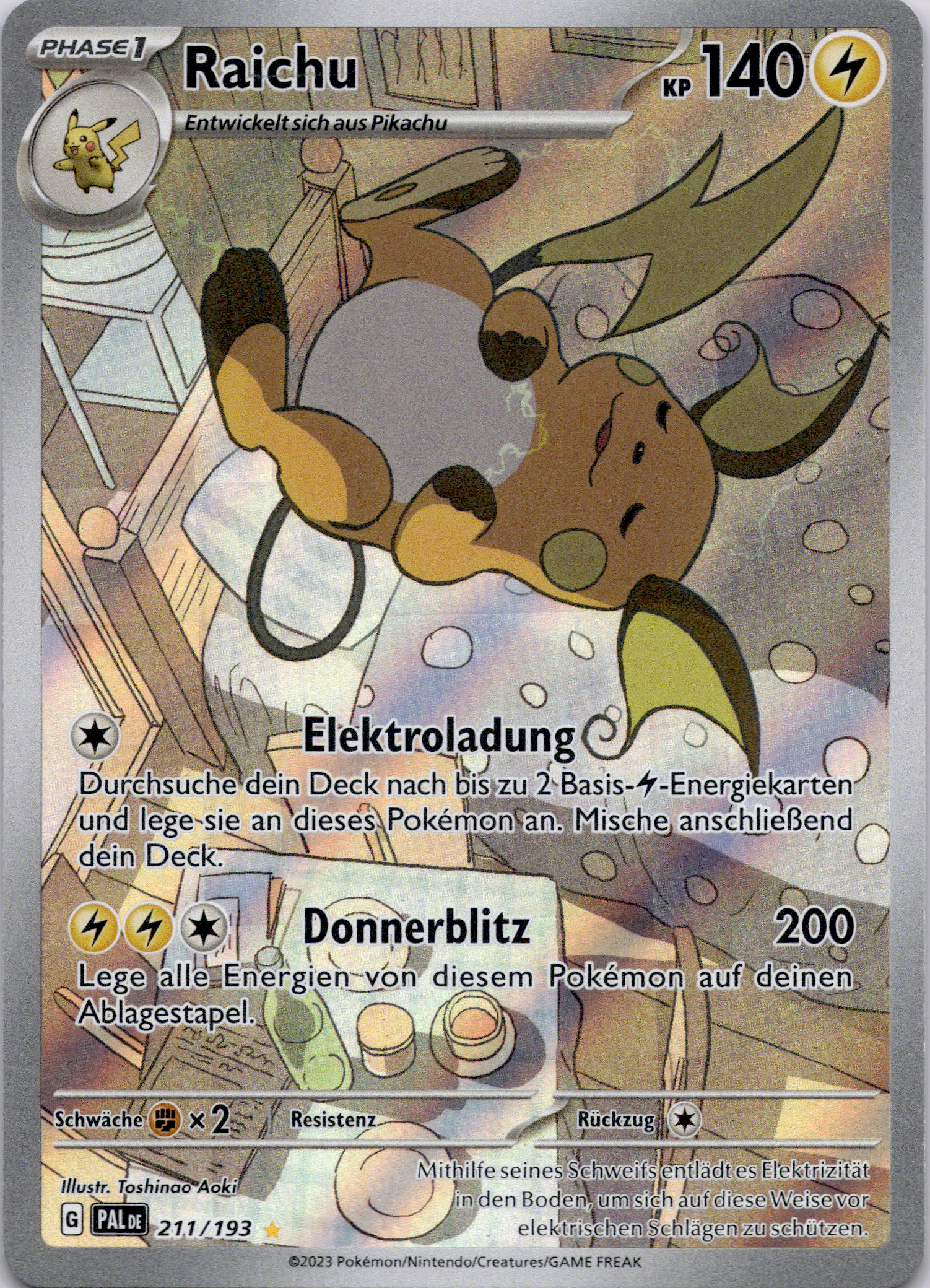 Raichu (PAL 211) Entwicklungen in Paldea – Deutsch (Near Mint)