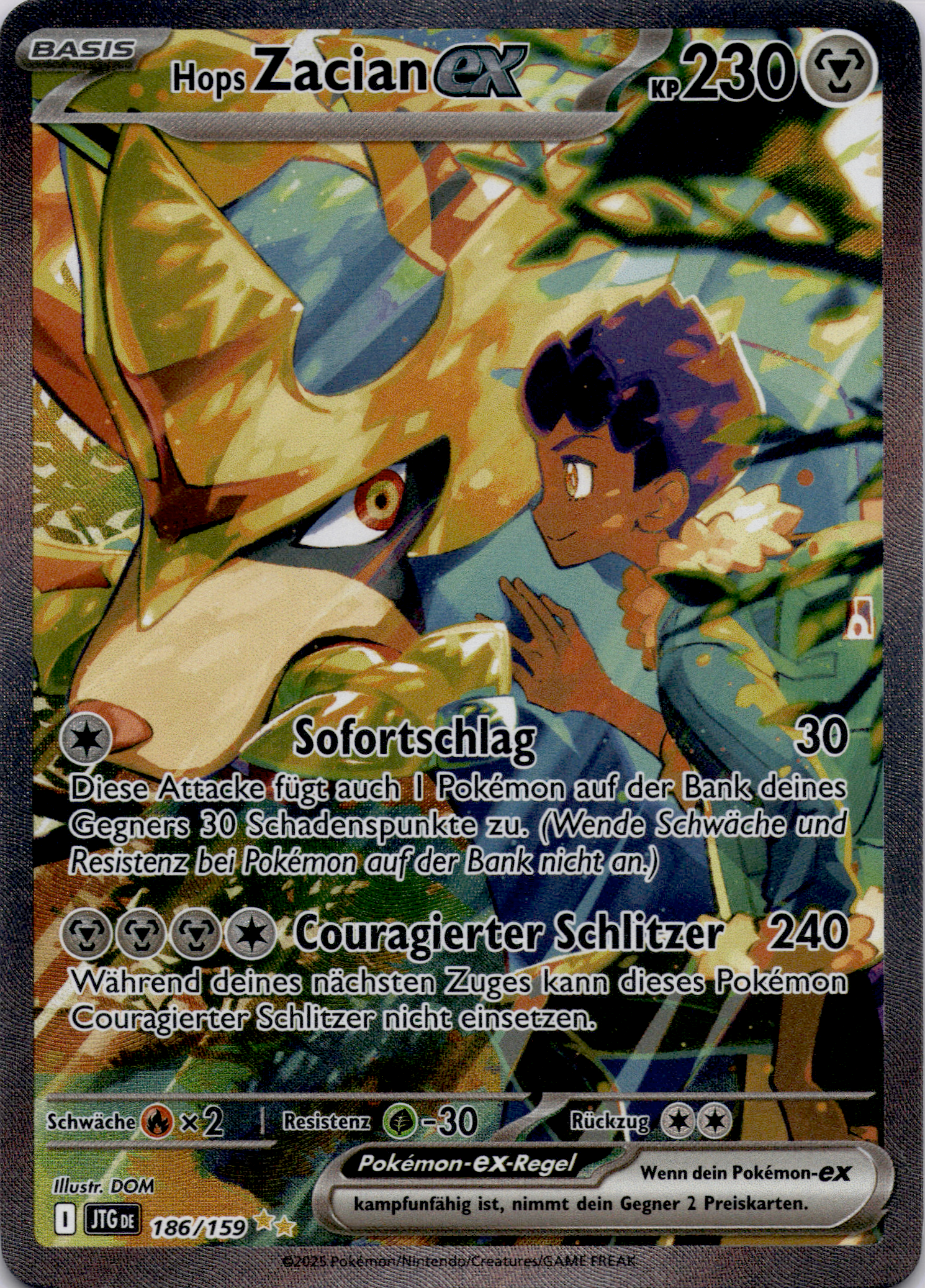 Hops Zacian ex (JTG 186) Reisegefährten – Deutsch (Near Mint)
