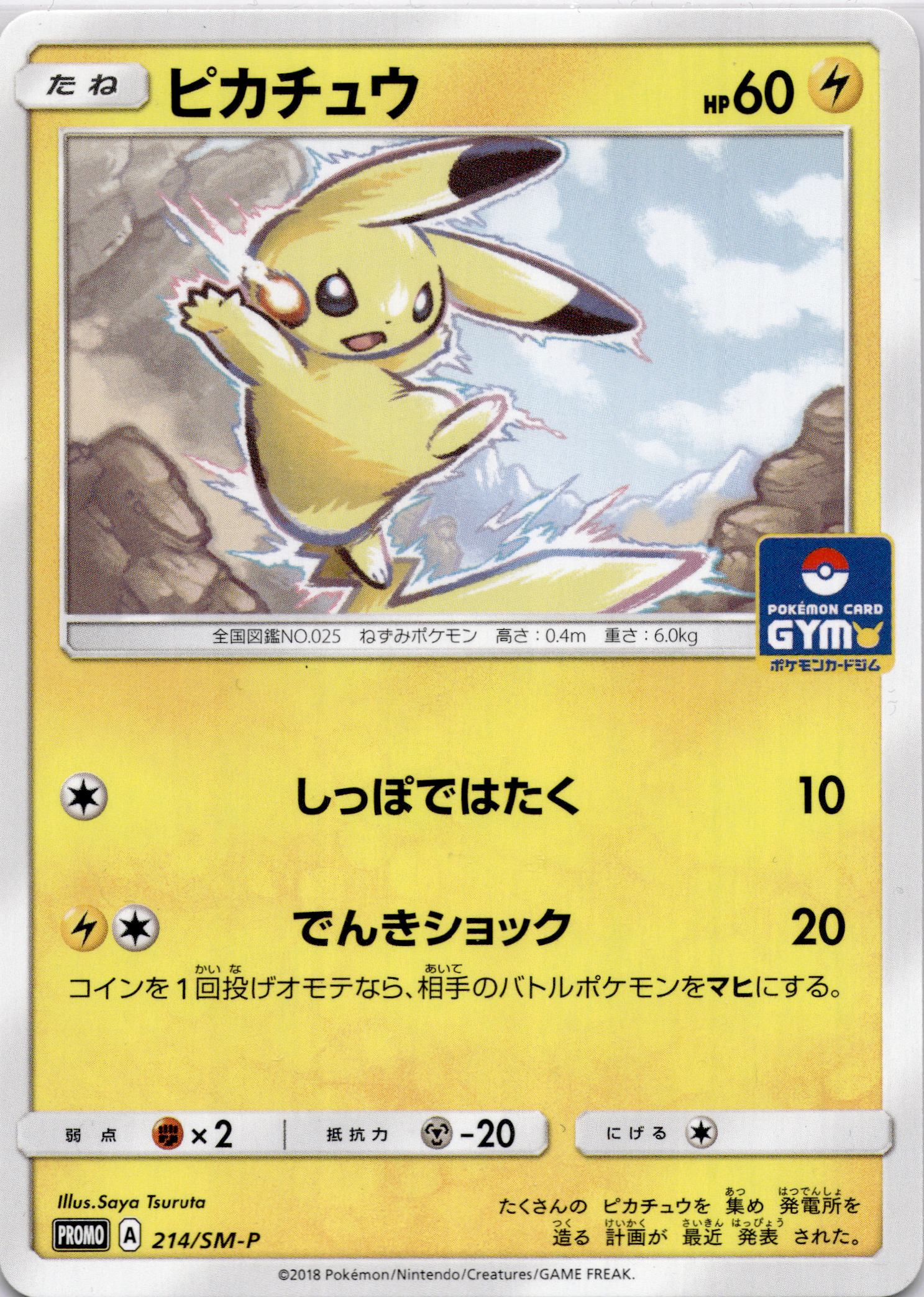 Pikachu (SM-P 214) Sun & Moon Promos – Japanisch (Near Mint)