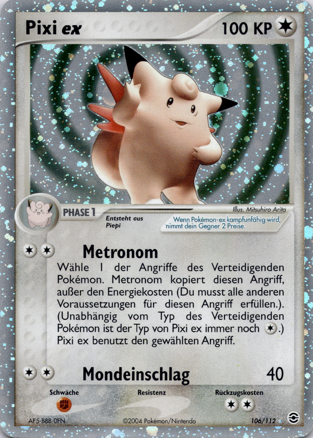 Pixi ex (FL 106) –  EX Feuerrot & Blattgrün – Deutsch #excellent