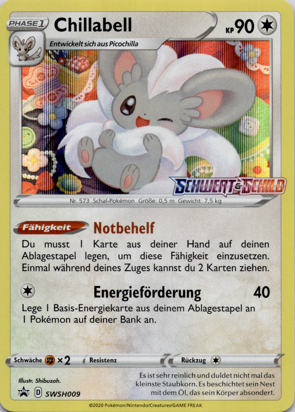 Chillabell (SWSH 009) SWSH Black Star Promos – Deutsch (Near Mint)