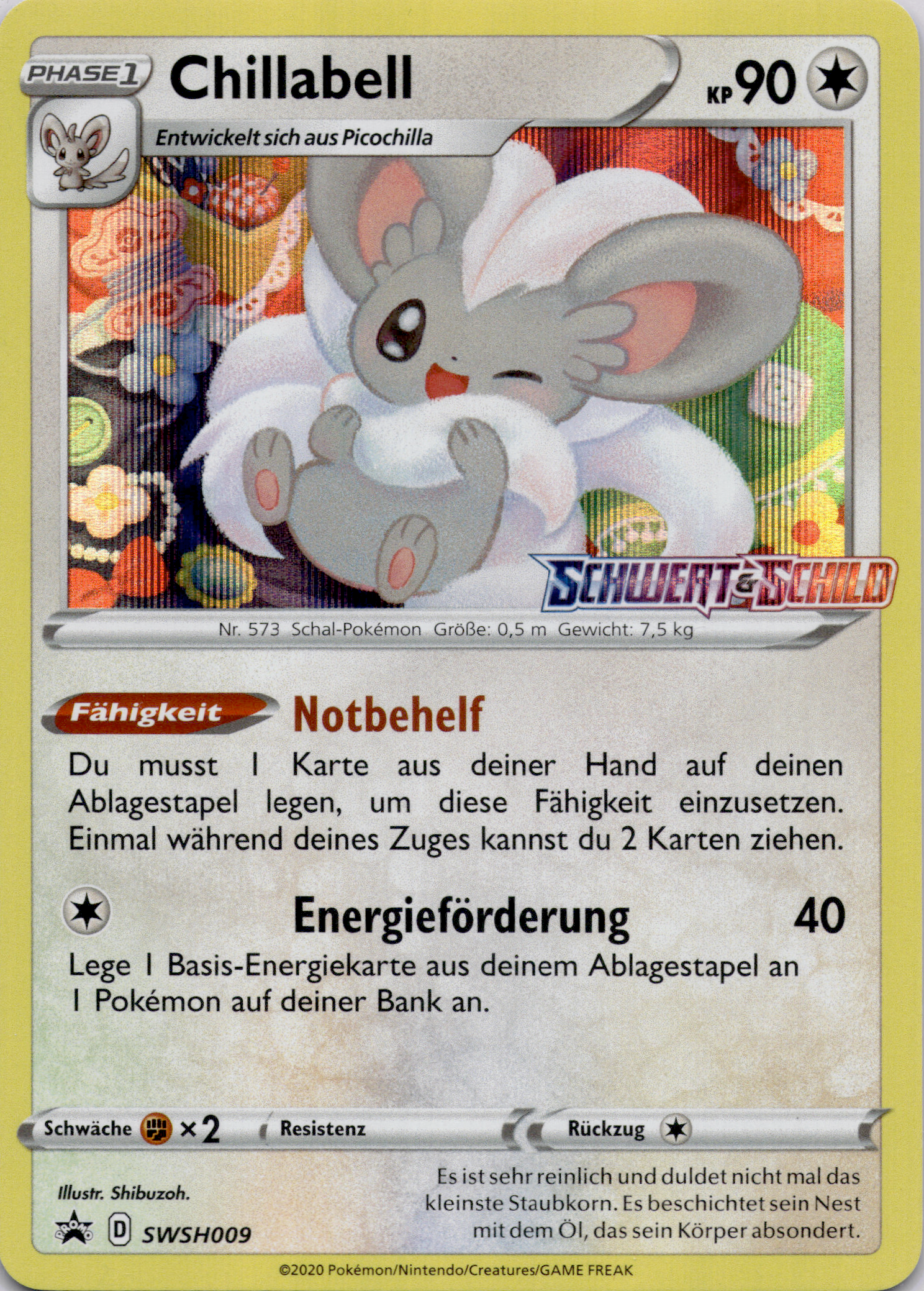 Chillabell (SWSH 009) SWSH Black Star Promos – Deutsch (Near Mint)