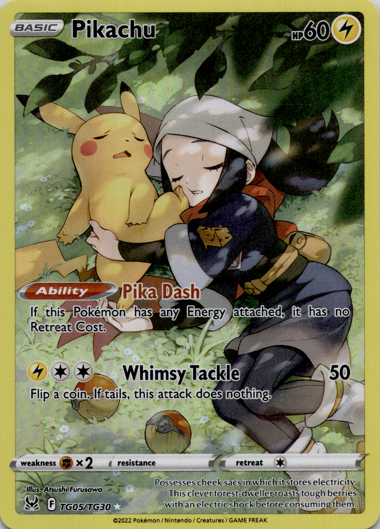 Pikachu (LOR TG05) Lost Origin – Englisch (Near Mint)