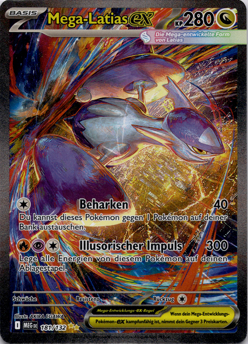 Mega Latias ex (MEG 181) Mega-Entwicklung – Deutsch (Near Mint)