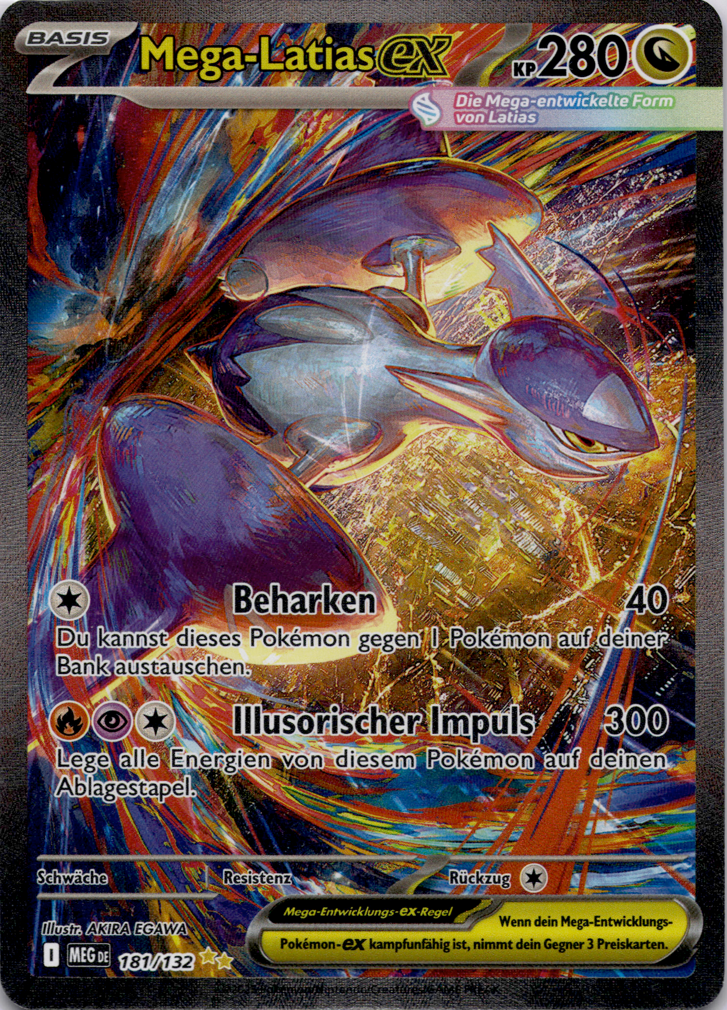 Mega Latias ex (MEG 181) Mega-Entwicklung – Deutsch (Near Mint)