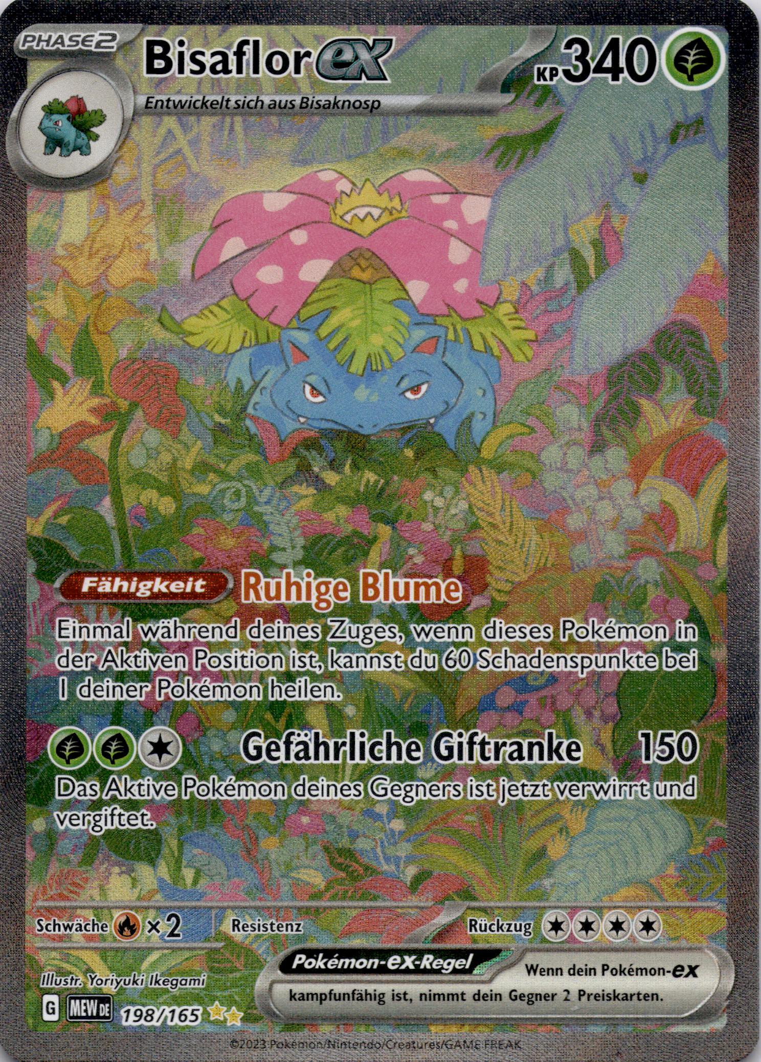 Bisaflor ex (MEW 198) 151 – Deutsch (Excellent)