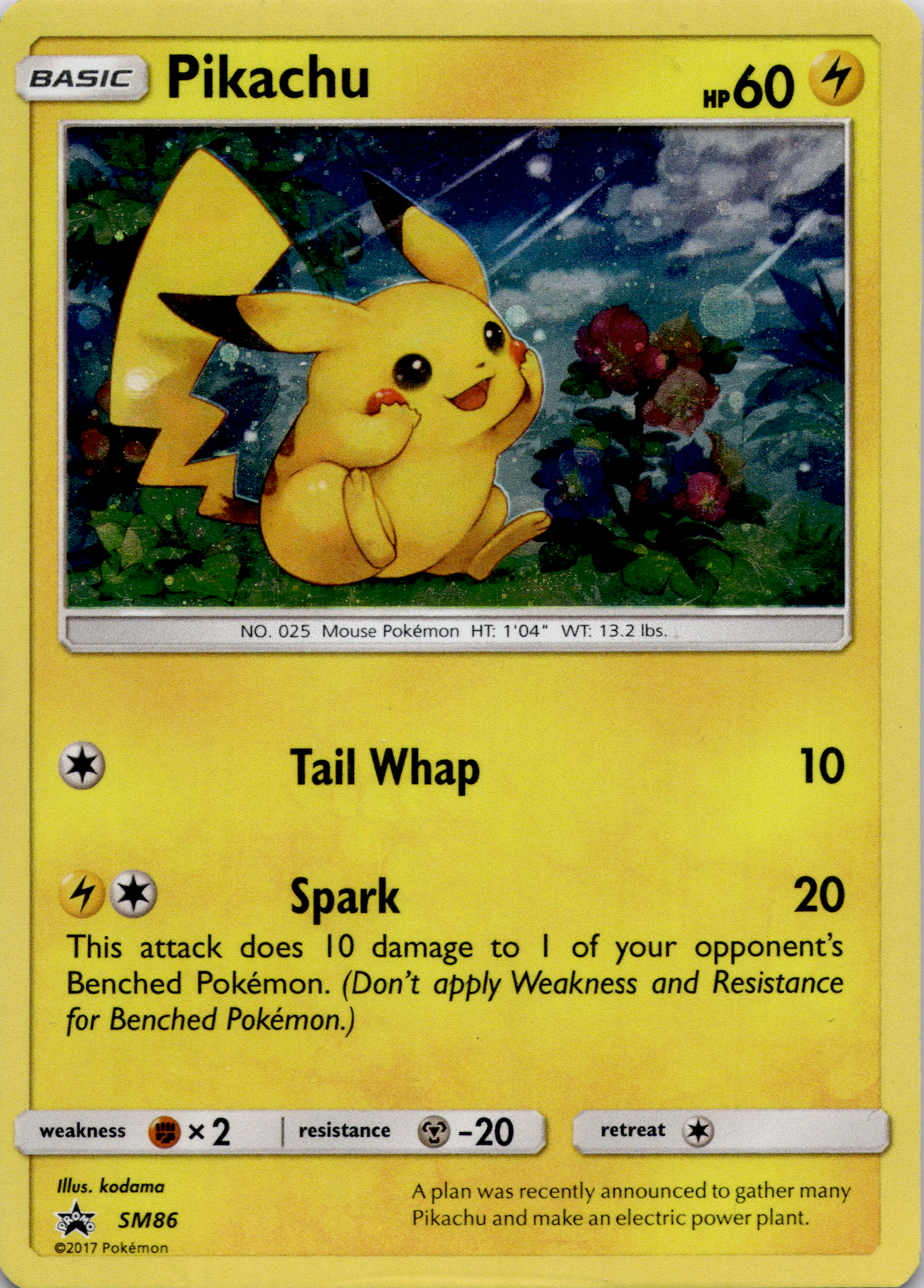 Pikachu (SM 86) SM Black Star Promos – Deutsch (Excellent)