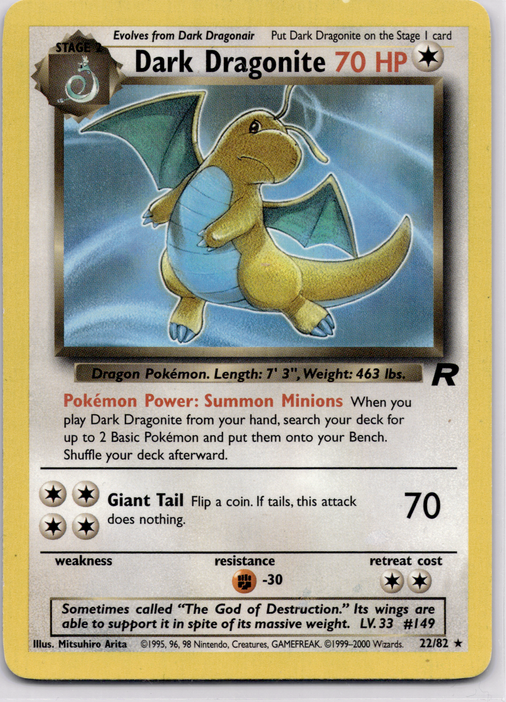 Dark Dragonite (TR 22) Team Rocket – Englisch (Good)