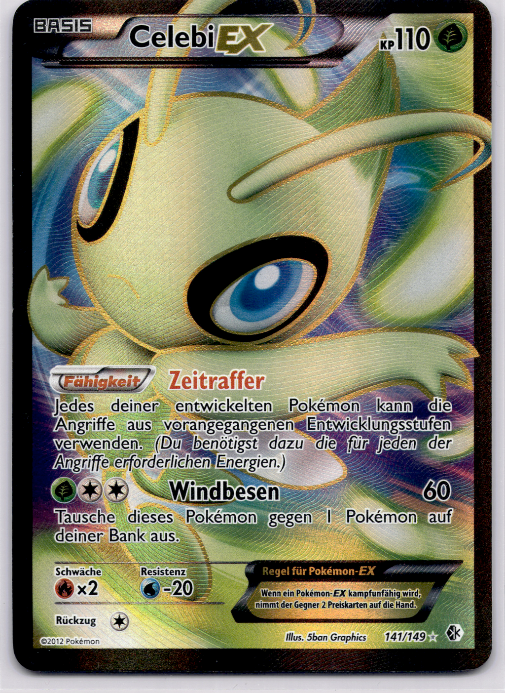 Celebi EX (BCR 141) Überschrittene Schwellen – Deutsch (Excellent)