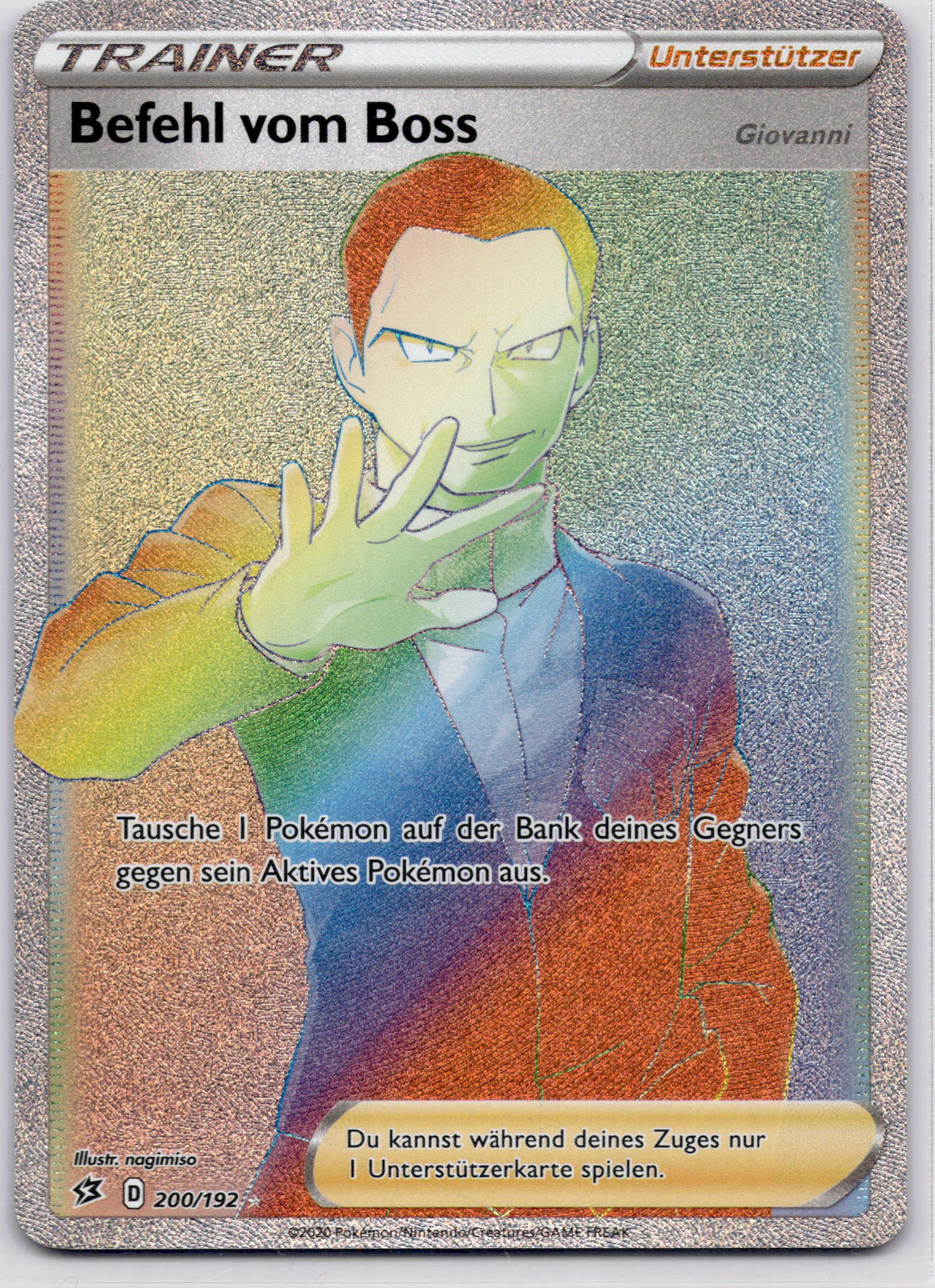 Befehl vom Boss - Giovanni (RCL 200) Clash der Rebellen – Deutsch (Near Mint) #2