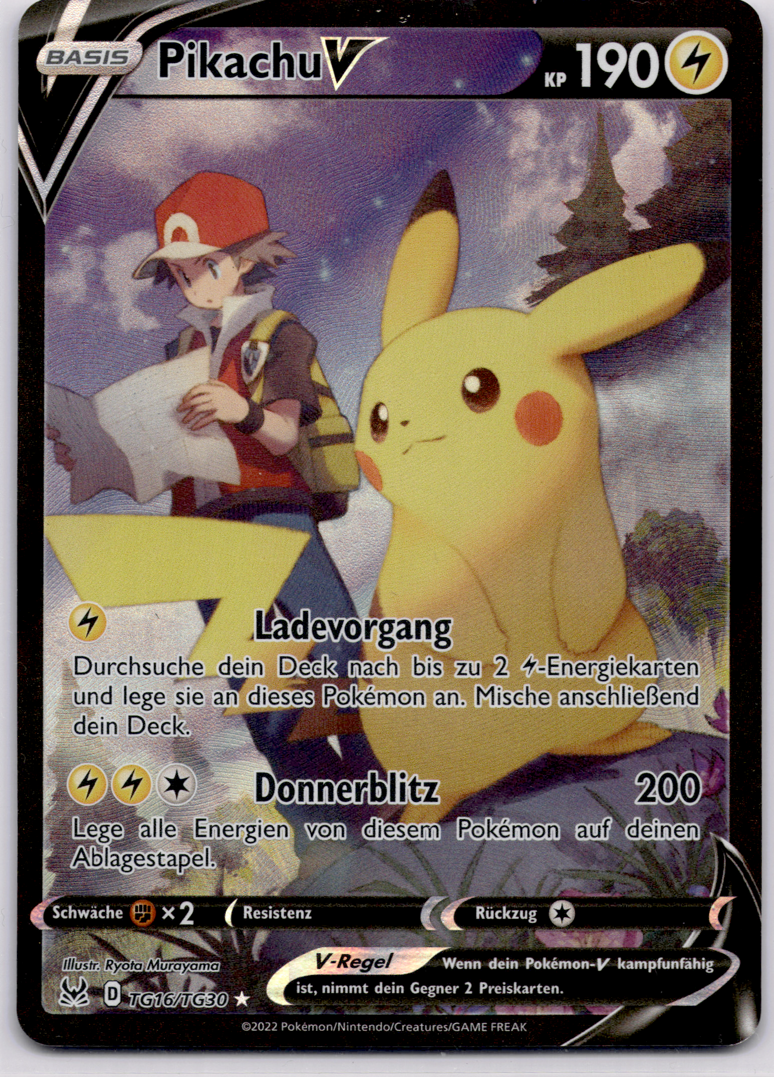 Pikachu V (LOR TG16) Verlorener Ursprung – Deutsch (Excellent)
