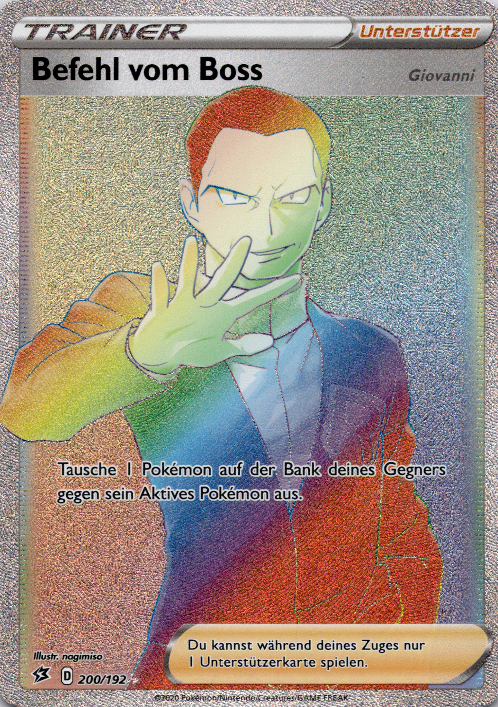 Befehl vom Boss - Giovanni (RCL 200) Near Mint #DE