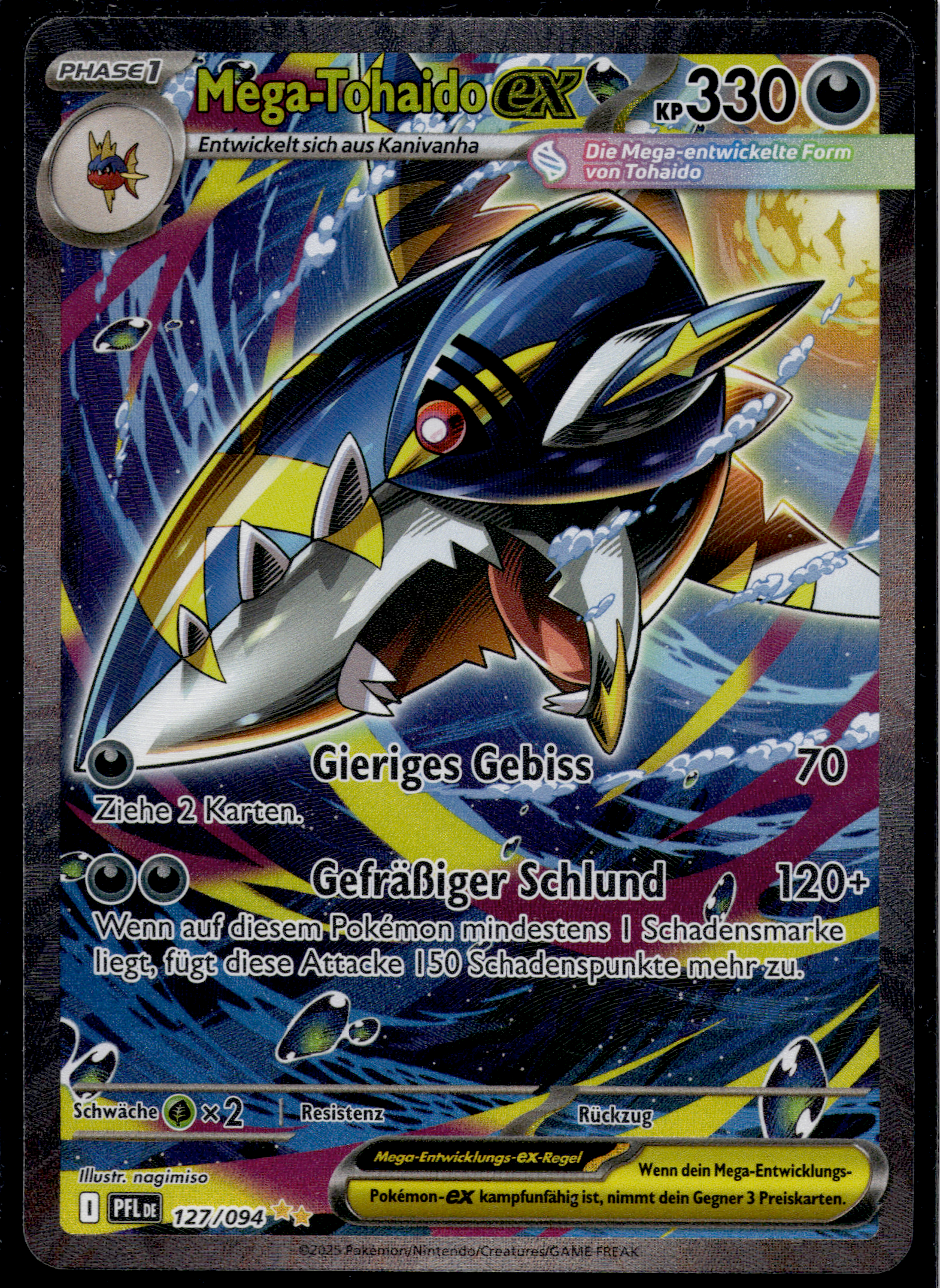 Mega Tohaido ex (PFL 127) Fatale Flammen – Deutsch (Near Mint)