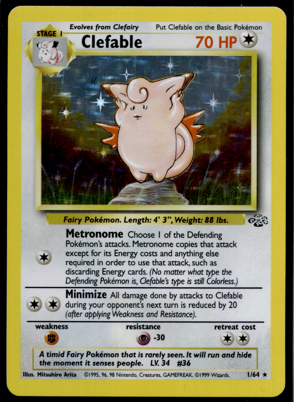 Clefable (JU 1) Jungle – Englisch (Excellent)