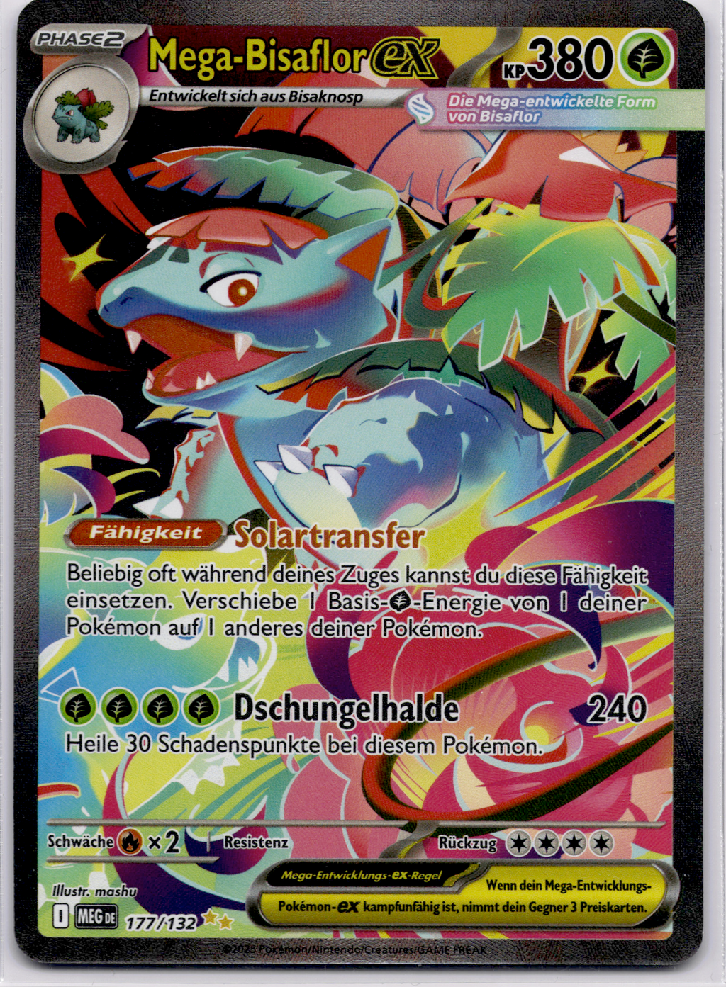 Mega Bisaflor ex (MEG 177) Mega-Entwicklung – Deutsch (Near Mint)