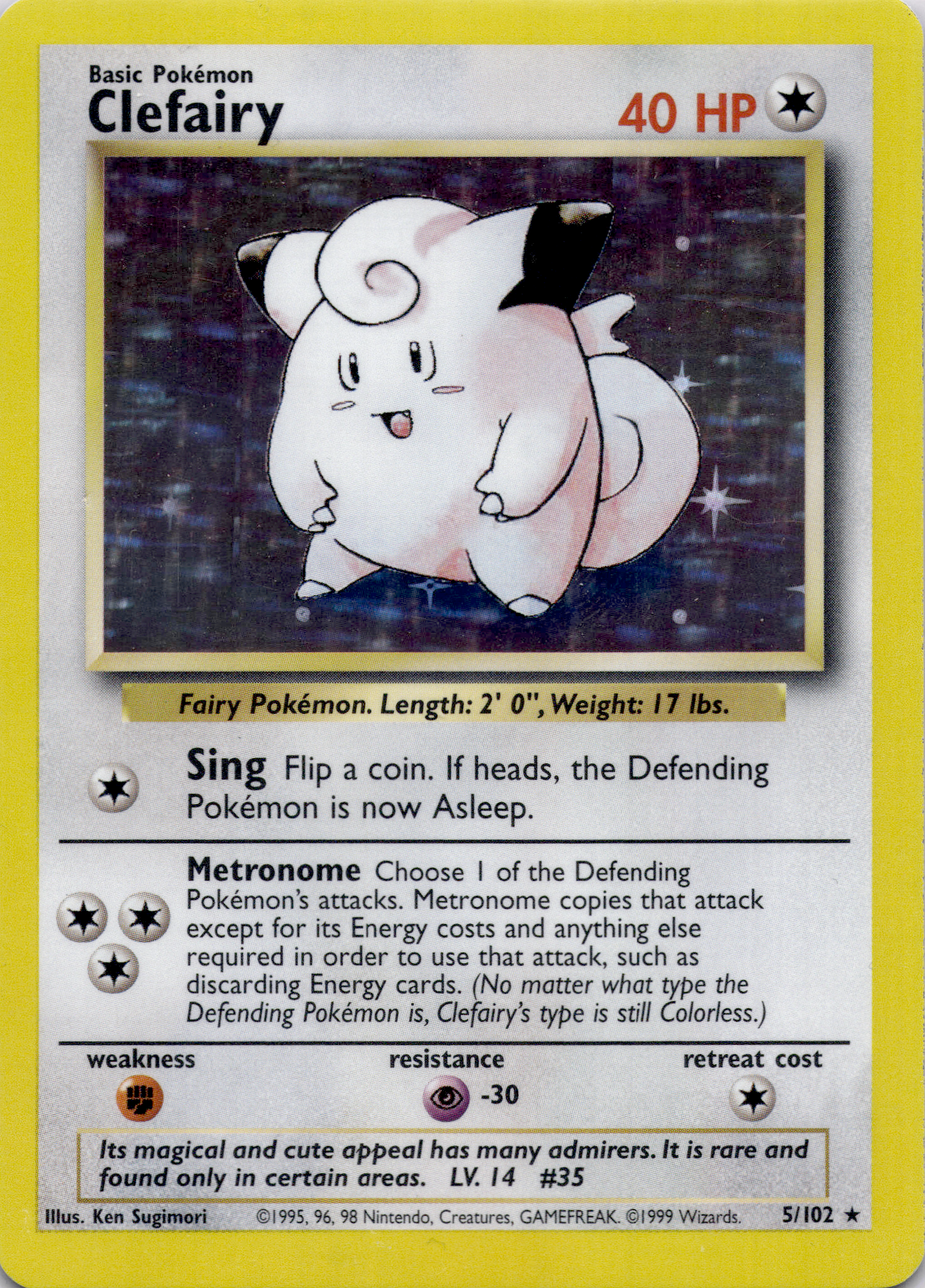 Clefairy (BS 25) – Basis – Englisch #excellent – Pokémon Einzelkarten