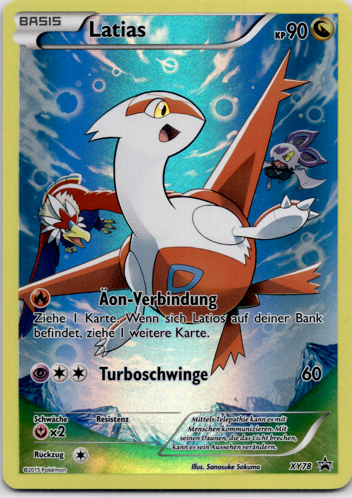 Latias (XYPR 78) XY Black Star Promos – Deutsch (Excellent)