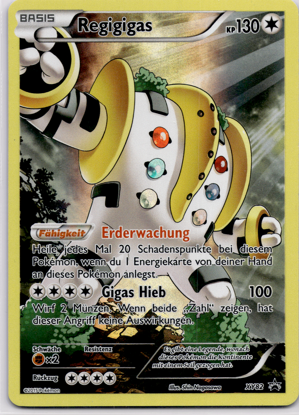 Regigigas (XYPR 82) XY Black Star Promos – Deutsch (Excellent)