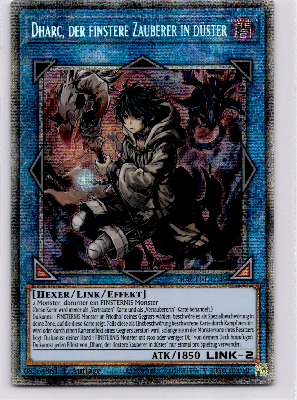 Dharc, der finstere Zauberer in düster 1. Auflage (V.2 - Starlight Rare) Battle of Chaos – Deutsch (Near Mint)