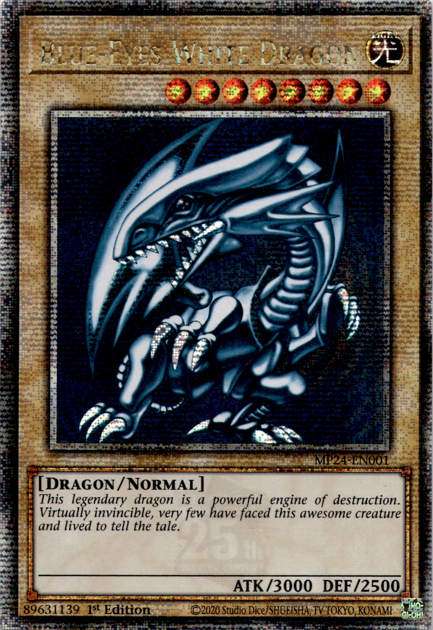 Blue-Eyes White Dragon 1st Edition 25th Anniversary Tin: Dueling Mirrors – Englisch (Excellent)