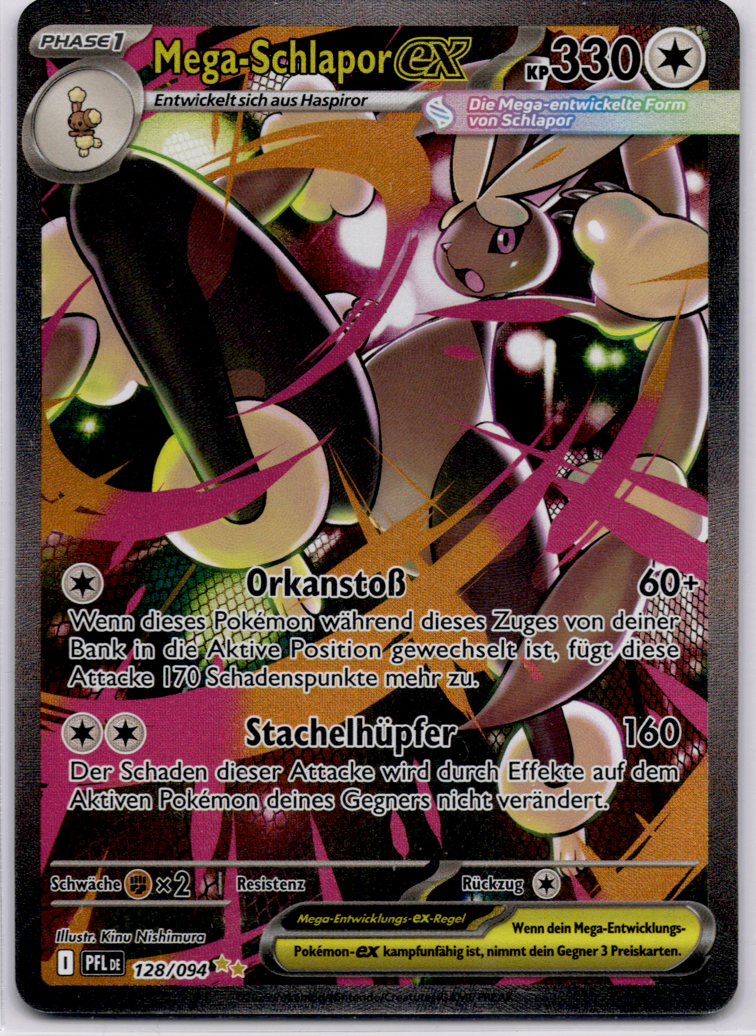 Mega Schlapor ex (PFL 128) Fatale Flammen – Deutsch (Near Mint)