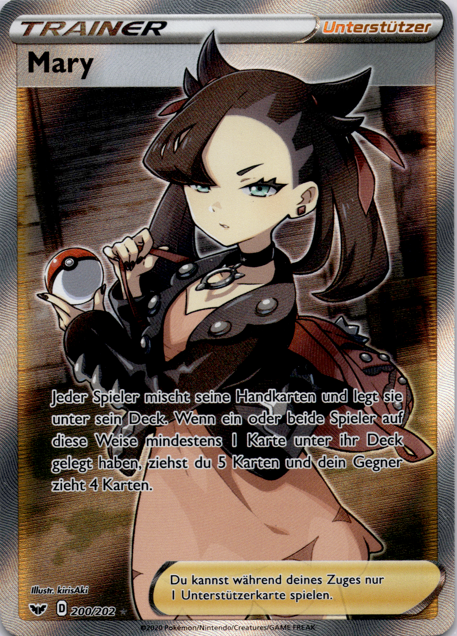 Mary (SSH 200) – Schwert & Schild – Deutsch #near mint – Pokémon Einzelkarten