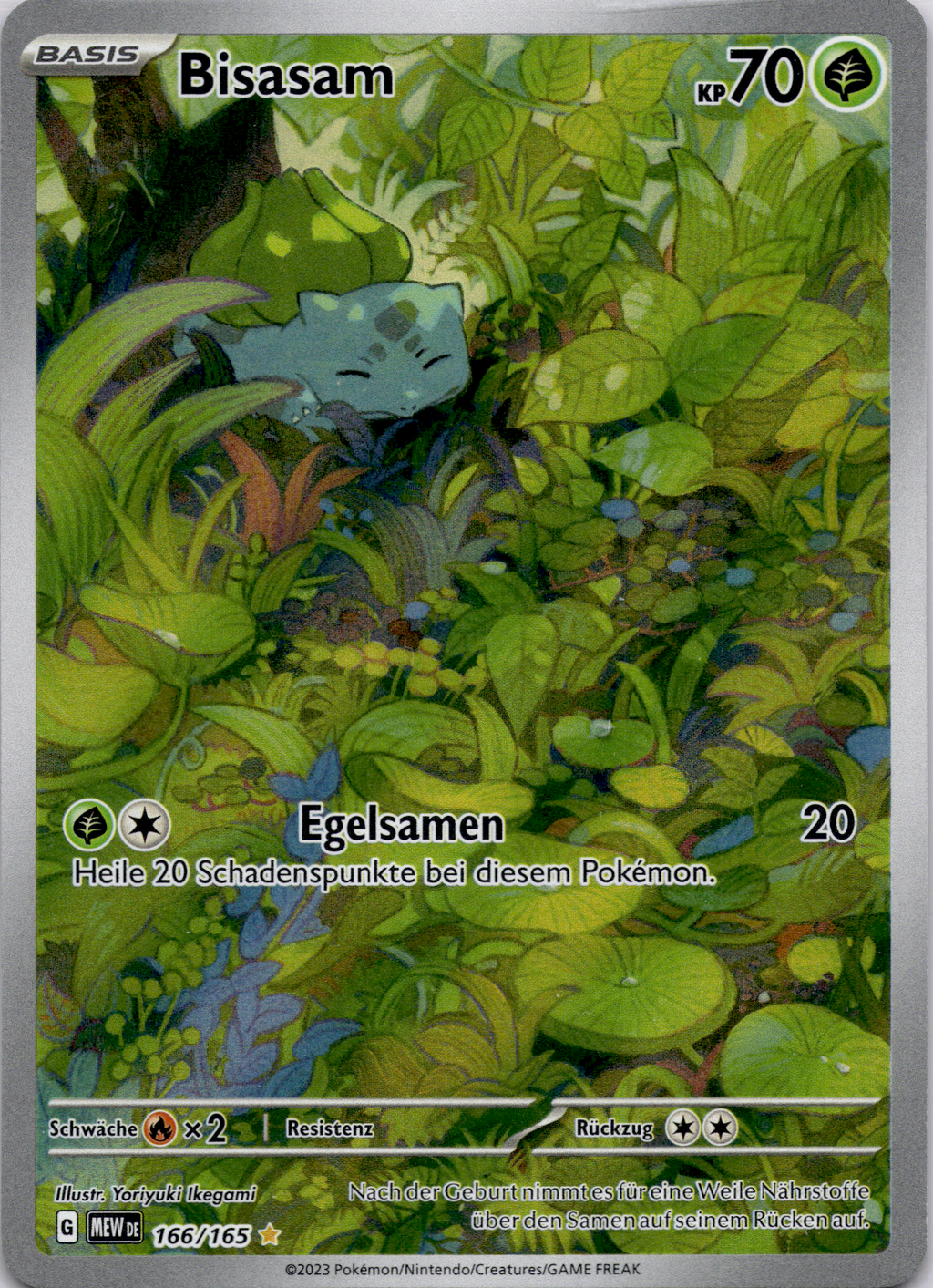 Bisasam (MEW 166) Excellent #DE