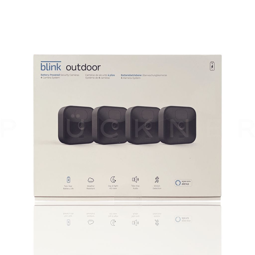 Blink Outdoor Kamera Kabellose Witterungsbeständige HD Sicherheitskamera 4 Stück Set - prückner.de