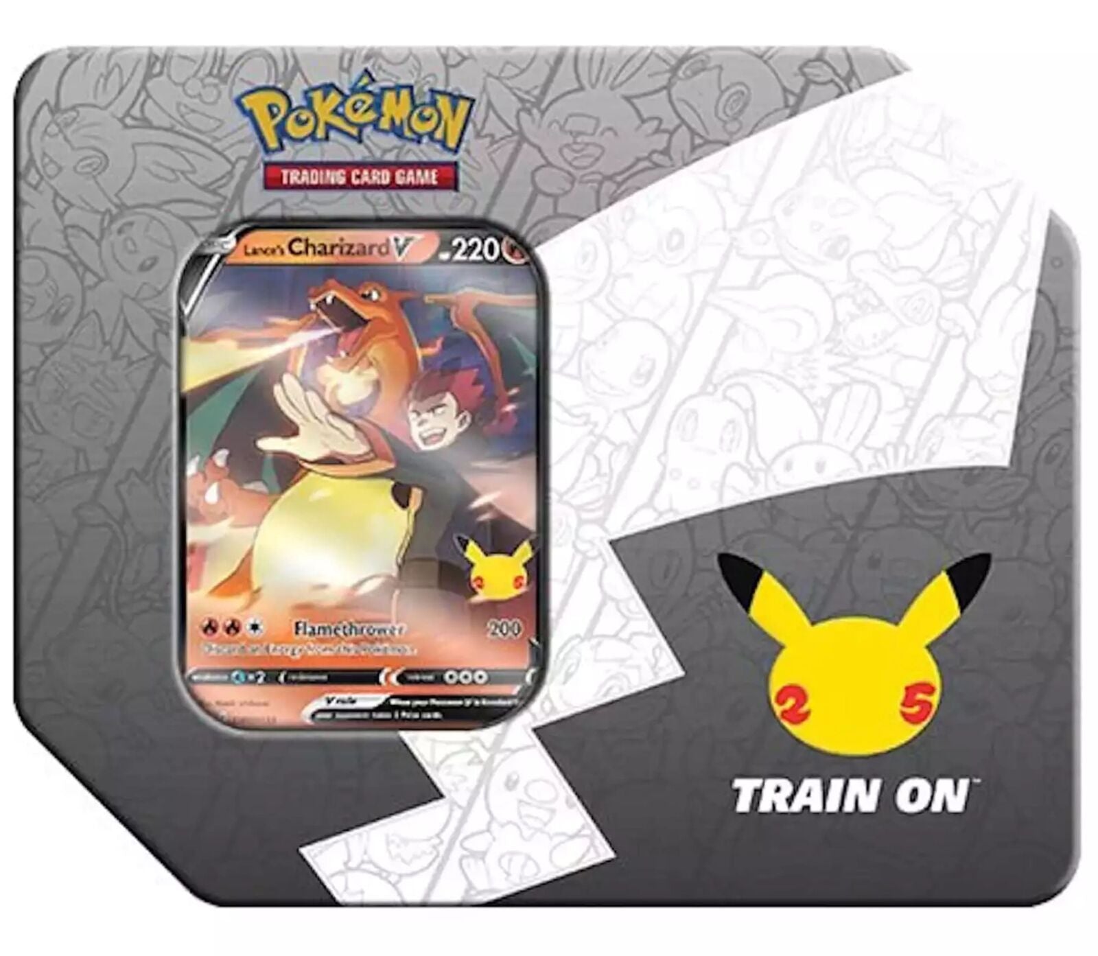 Pokémon Celebrations: Lance's Charizard V Groß Tin-Box EN - prückner.de