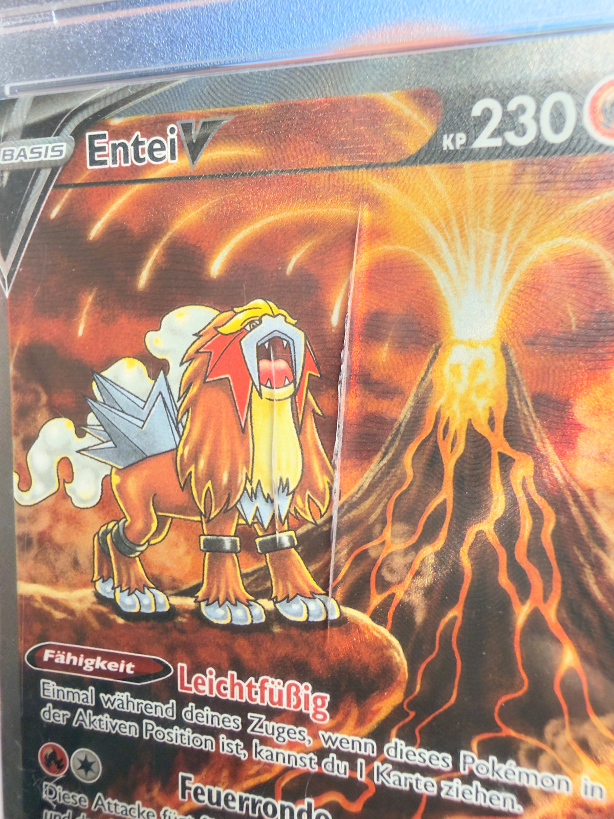 [PSA 7 / Crack in Slap] Entei V (CRZ GG36) Zenit der Könige – Deutsch