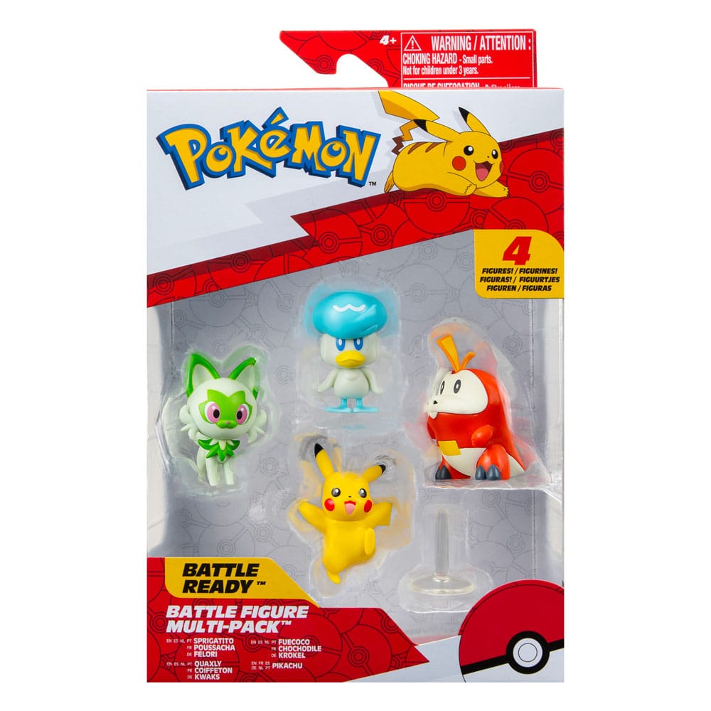 Pokémon Gen IX Battle Figure Set Figuren 4er-Pack