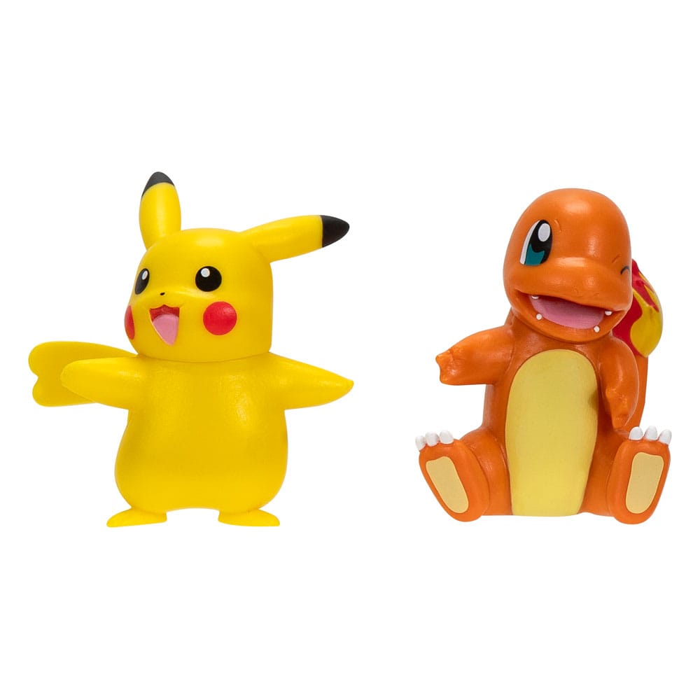 Pokémon Battle Figure First Partner Set Figuren 2er-Pack Glumanda #2, weiblicher Pikachu