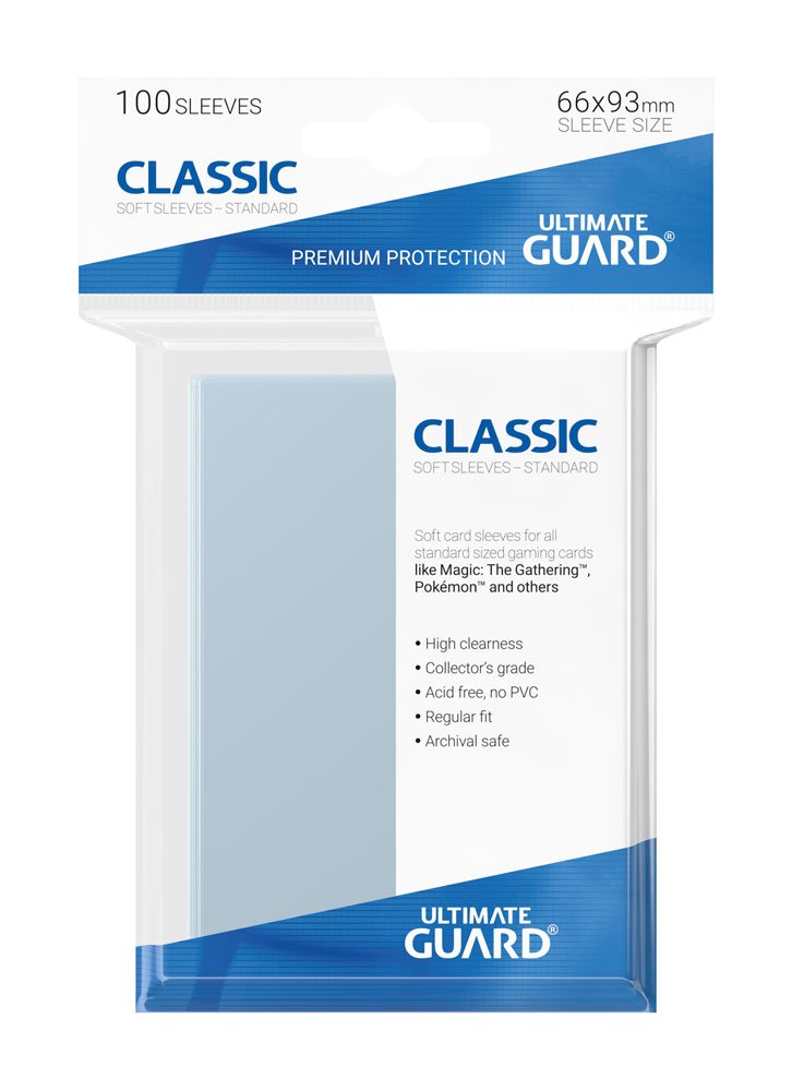Ultimate Guard Classic Soft Sleeves Standardgröße Transparent (100)